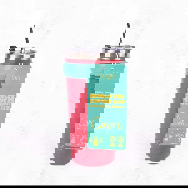 Myga Capri Insulated Coffee Cups – Available in Green, Yellow, and Pink for Vibrant Hydration