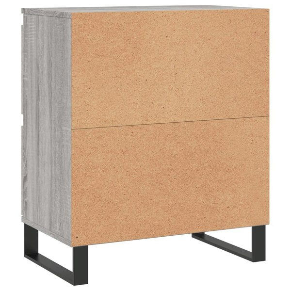 Berkfield Sideboards 2 pcs Grey Sonoma Engineered Wood