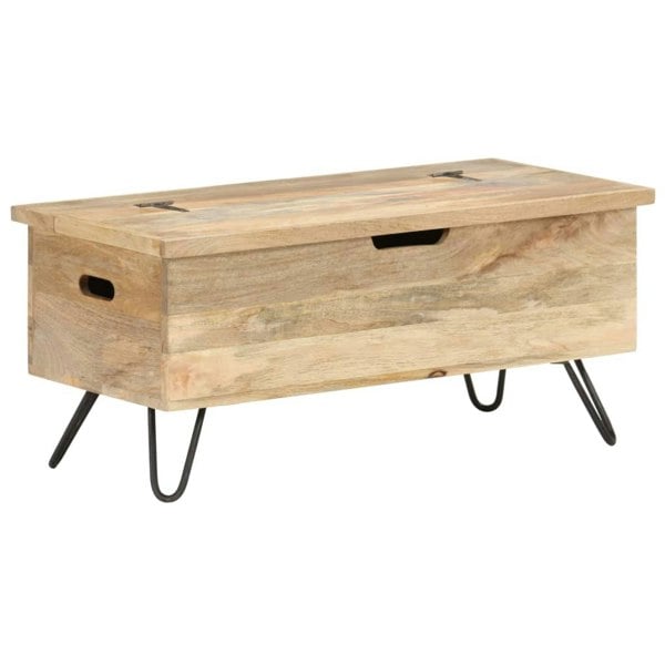 Berkfield Chest 90x40x45 cm Solid Mango Wood
