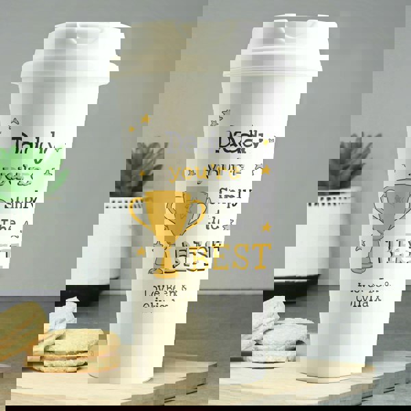 Personalised Memento Company Personalised Simply The Best Travel Mug