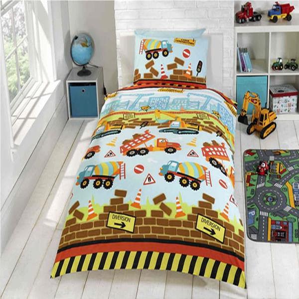 Under Construction Single Duvet Cover