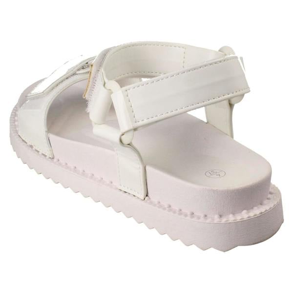 Spot On Ladies Spot On Strap Sandals F00404