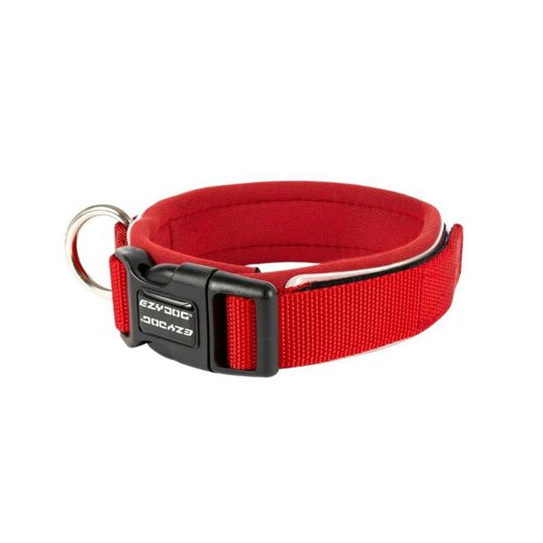 EzyDog Neo Classic Dog Collar in Red