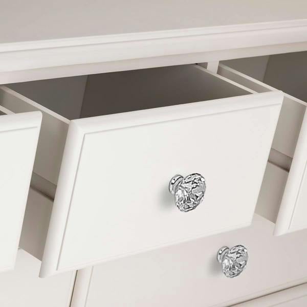 Statement Furniture Romance 2 Over 3 Chest of Drawers with Crystal Handles