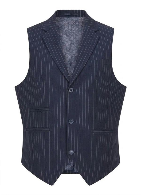 TPW-37 - Women's 3 Piece Navy Blue Pinstripe Suit - TruClothing.com - 7