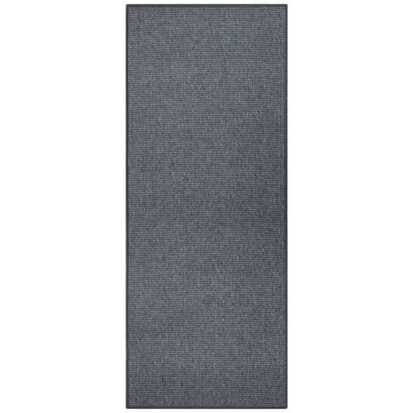 Loop Runner Dark Grey Rug – Non-Slip & Easy-Care
