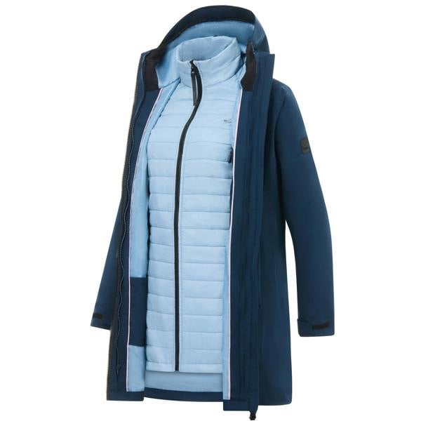 Regatta Womens/Ladies Denbury 3 in 1 Jacket - Navy/Dusky Blue - 