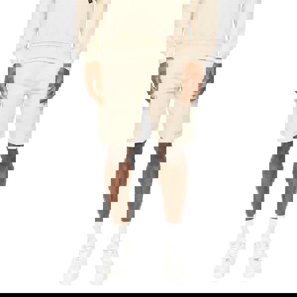 Crosshatch Mens Bardon Cargo Shorts - Light Stone - 