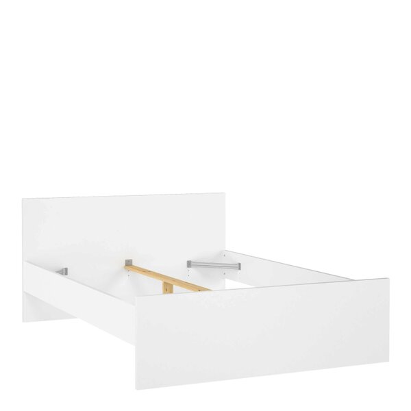 Wyld Haus Budapest 4ft6 Double White Wooden Bed Frame