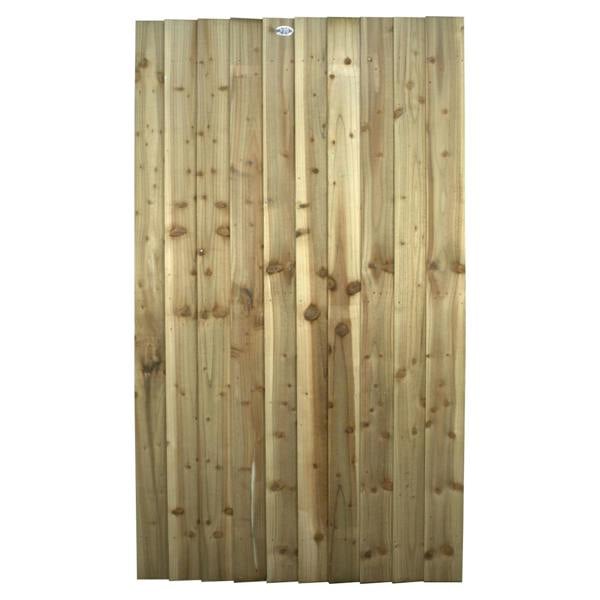 gate feather edge semi braced flat top [h.1800 x w.1050] 10