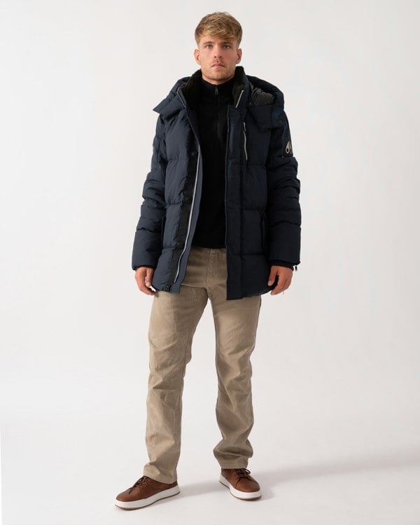 Moose Knuckles Everest 3Q Mens Puffer Jacket  - Navy 833