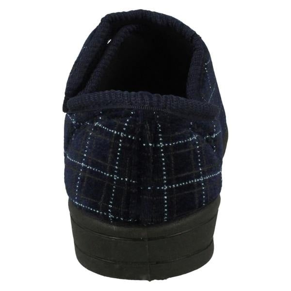 Spot On Mens Spot On Hook & Loop Slippers MVSN