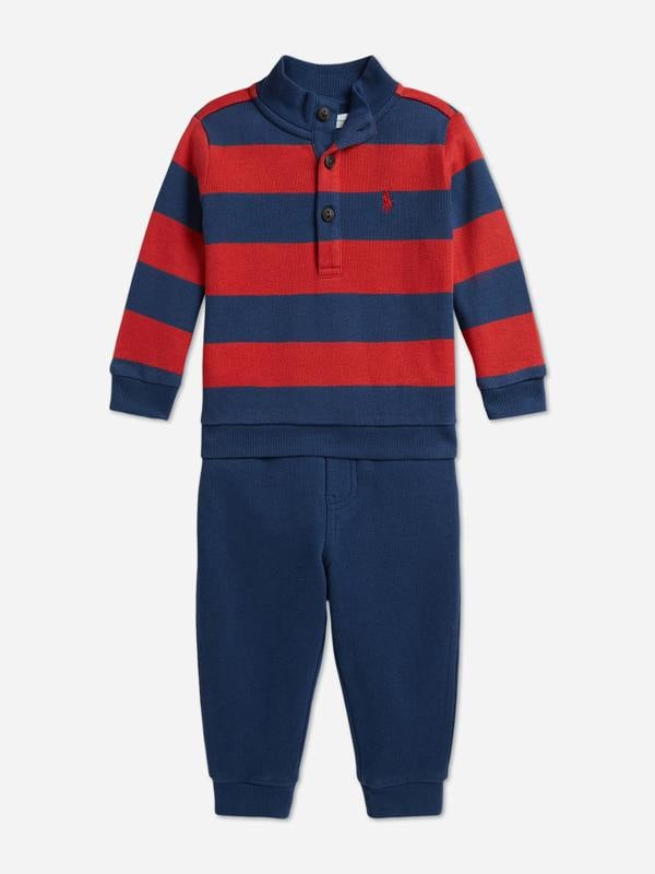 Ralph Lauren Kids Ralph Lauren Baby Boys Trouser Set in Red