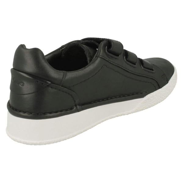 Clarks Ladies Clarks Hook And Loop Fastening Trainers CraftCup Strap