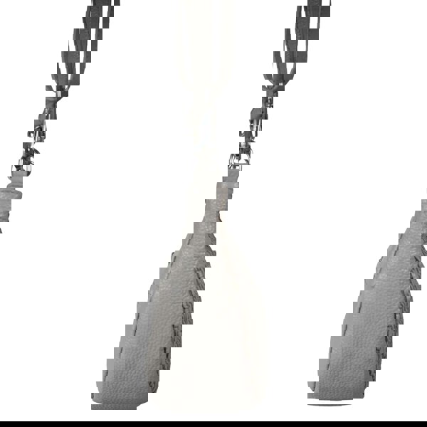 Real Hide Bags 'Wonder Weave' Ice Grey Real Leather Woven Designer Shoulder Crossbody Bag