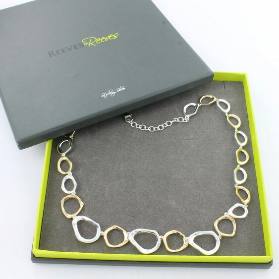 Reeves & Reeves Two Tone Ringlets Necklace