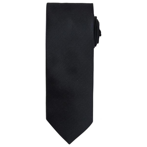 Premier Unisex Adult Micro Waffle Tie - Black