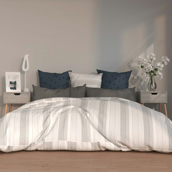 Berkfield Bedside Cabinets 2 pcs Concrete Grey 40x40x56 cm Engineered Wood