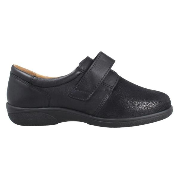 DB Shoes Ladies Wide Fitting Hook and Loop DB Shoes Petula
