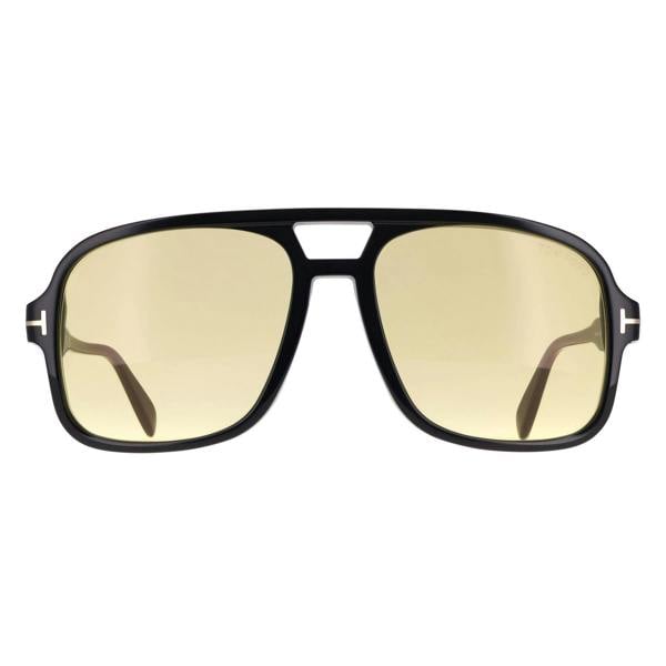 Tom Ford Sunglasses Falconer FT0884 01E Shiny Black Brown