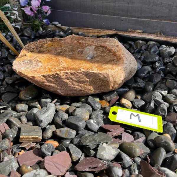 Drilled Natural Bouler M Water Feature