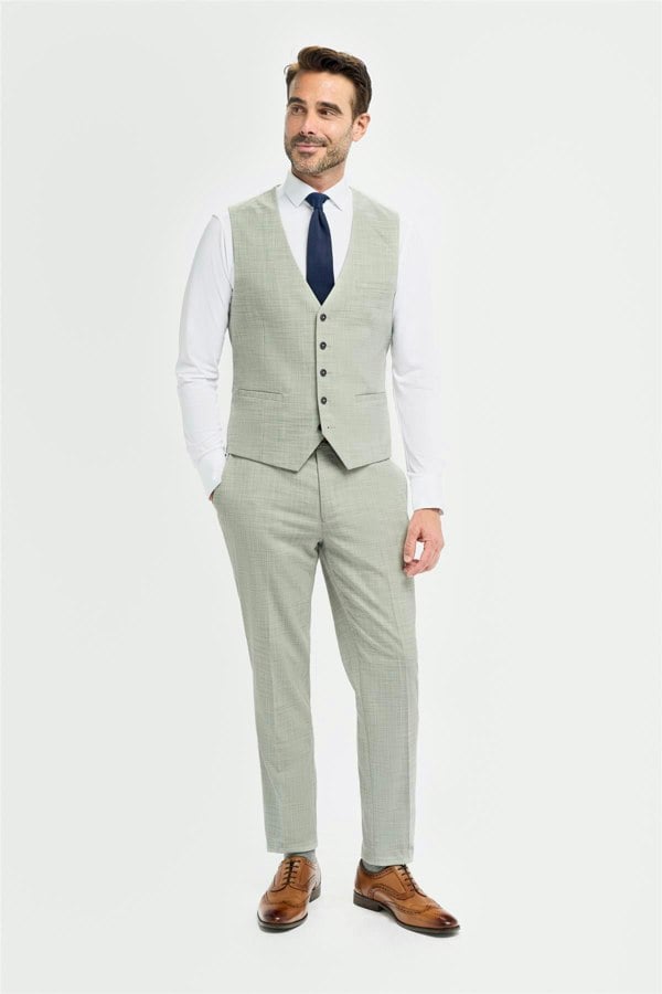 House of Cavani Camden Sage Waistcoat