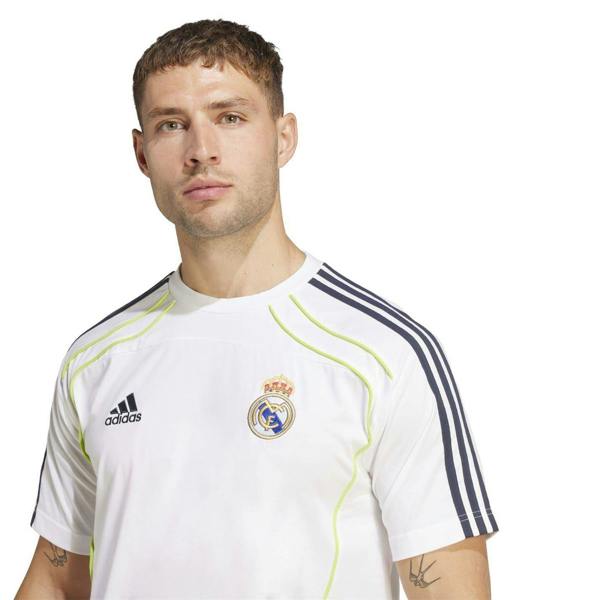 Adidas Mens Ubackpack Real Madrid CF T-Shirt - White - 
