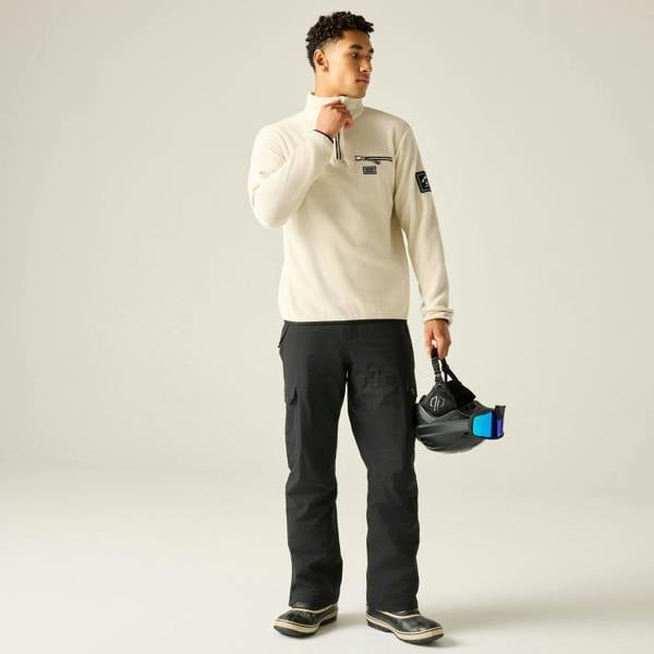 Dare 2B Mens Affinity Mountain Fleece Top - Almond Milk