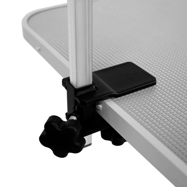 Monstershop White Hydraulic Grooming Table - Grey Table Top