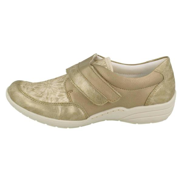 Remonte Ladies Remonte Hook And Loop Wide Fitting Shoes R7600