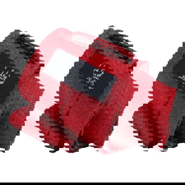 Dunhill woven red silk tie In a lighter pattern
