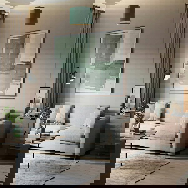 Soft Velvet Forest Green Fabric Round Lamp Shade for Table or Pendant Image 7