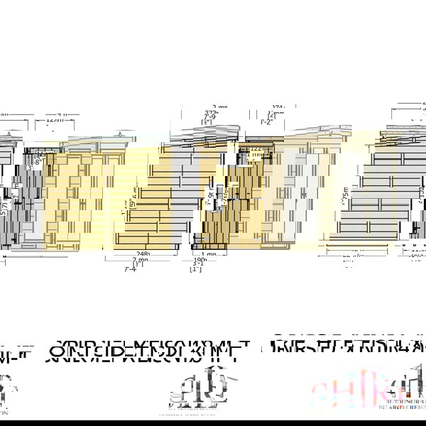 Shire Barclay With Side Shed 8x12 Corner Summerhouse 12mm Interlock Cladding - Best Shed