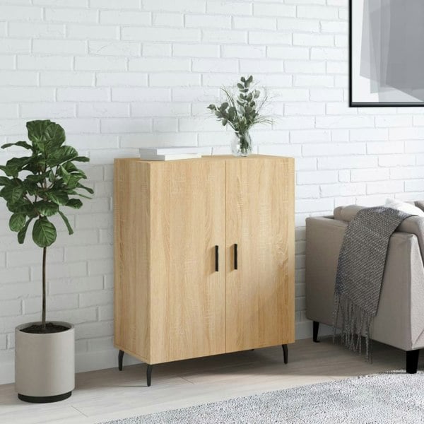 Berkfield Sideboard Sonoma Oak 69.5x34x90 cm Engineered Wood
