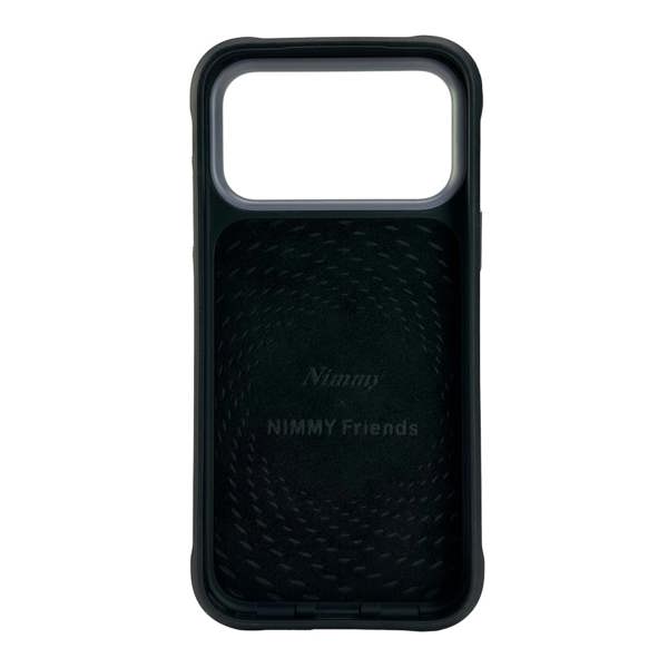 Nimmy Friends Nimmy Big Eye Cute Pet Pug Dog Case with MagSafe for iPhone 17 Pro Max 6.9" Black Grey - N-XDY-IP17-PRO-MAX-09-A