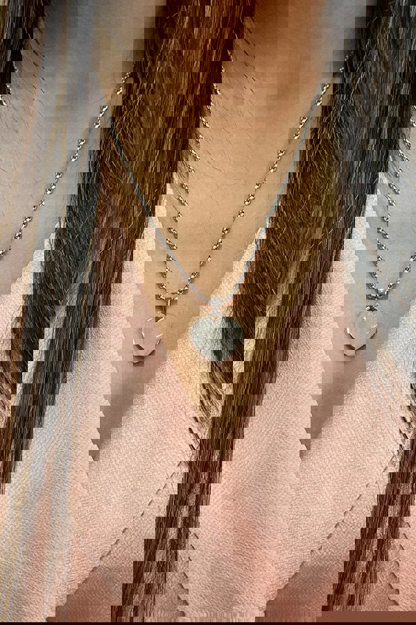 SVNX Heart Shape Pendant Necklace in Silver Colour - Gift boxed