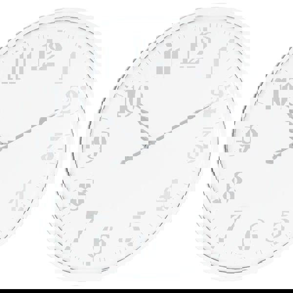 Hill Interiors Aubrey Wall Clock - White - 