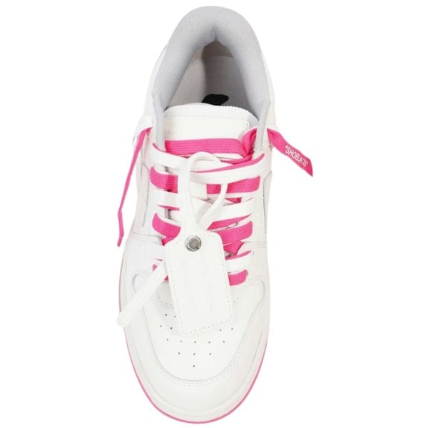 Off-White Out Of Office Calf Leather Sneakers - Fuschia