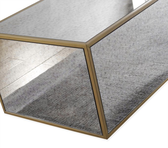 Furniture Edit Lana Mirrored Coffee Table