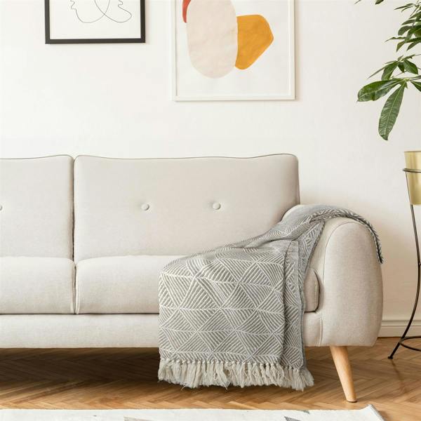 Zahra Natural Throw 50x60"