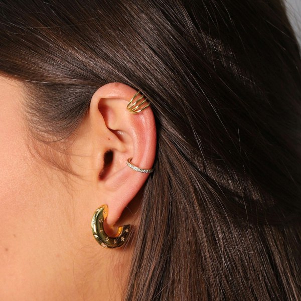 Gold Trip Orbit Ear Cuff