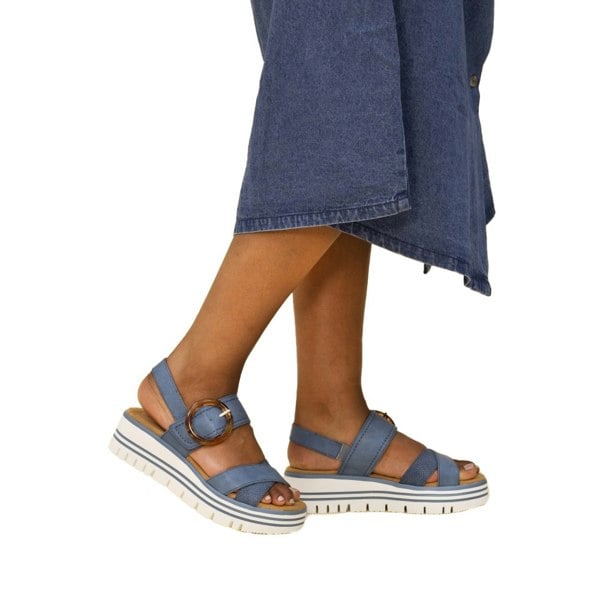 Lunar Womens/Ladies Elise Sandals - Blue
