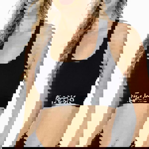 Kecks Black Modal Sports Bralette