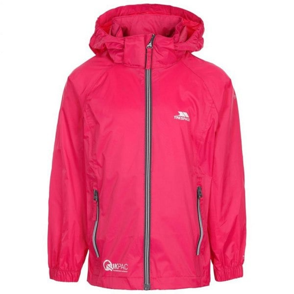 Trespass Childrens/Kids Qikpac X Unisex Packaway Jacket - Cassis