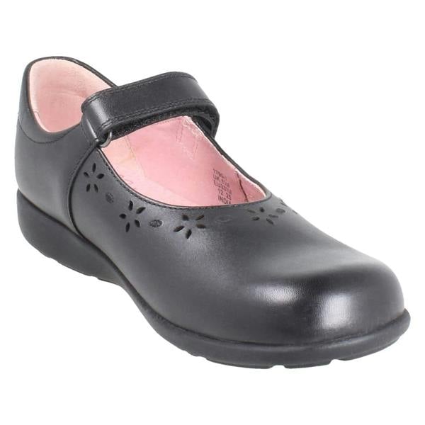 Start-rite Girls Startrite Flower Punch Detail Mary Jane School Shoes Emily