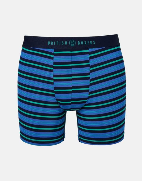 British Boxers Multipack 4 Pairs of Men's Bamboo Stretch Trunks – Electric Lime