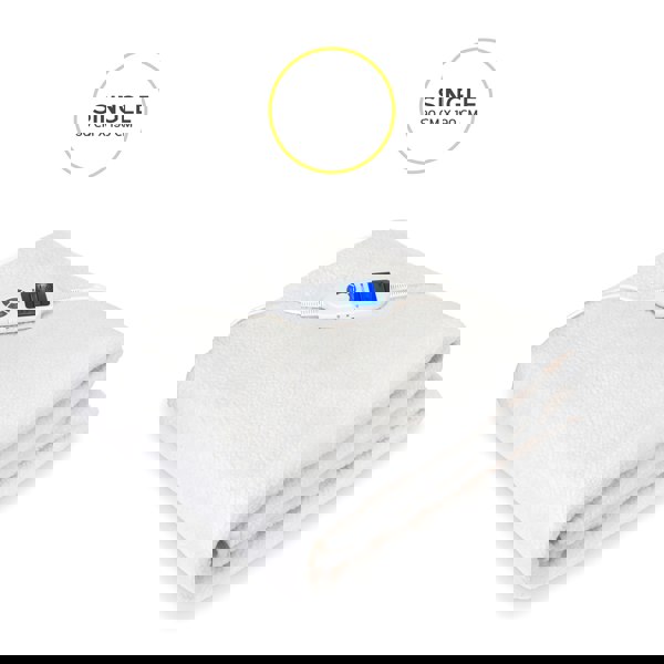 MONHOUSE Fleece Electric Heated Under Blanket - Controller & 9 Heat Settings
