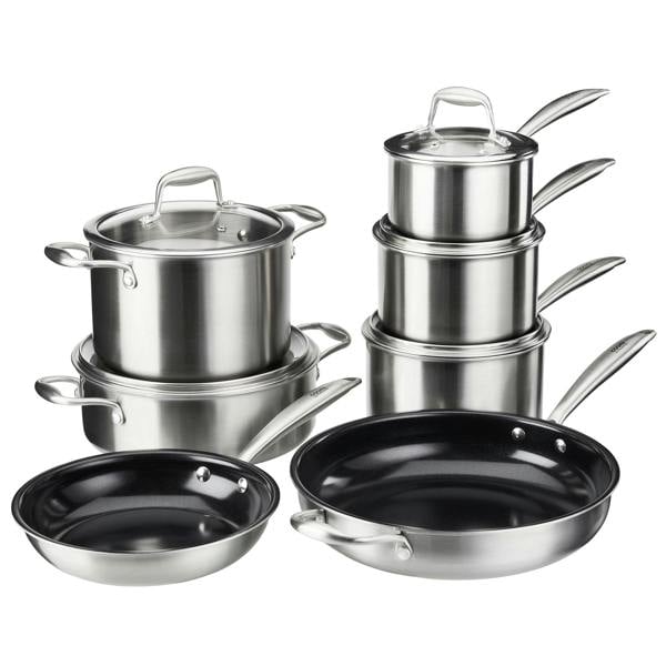 Cooks Professional Tri-Ply 7 Piece Cookware Set