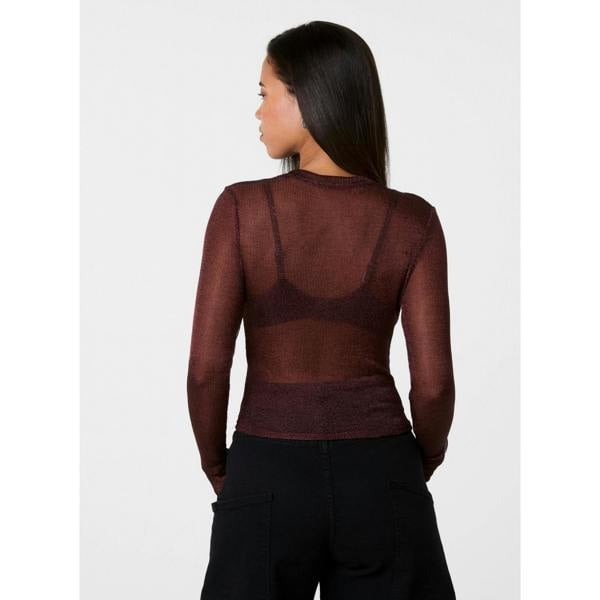 Pink Vanilla Sparkle Fine Knit Top