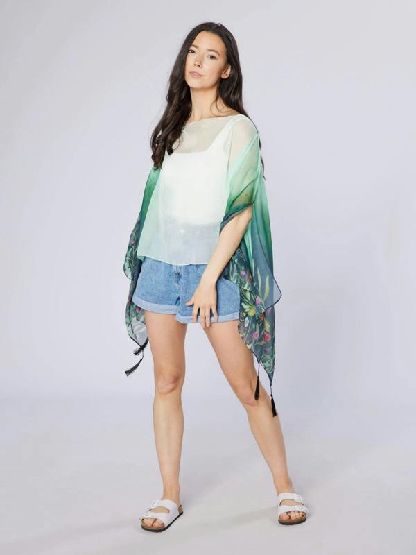 Art on Scarves The Ultimate Accessory - Wildflowers